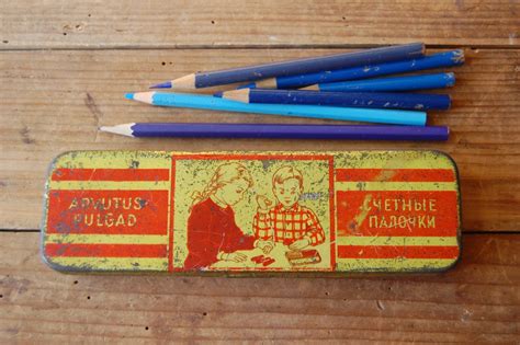 vintage metal pencil box|vintage school pencil boxes.